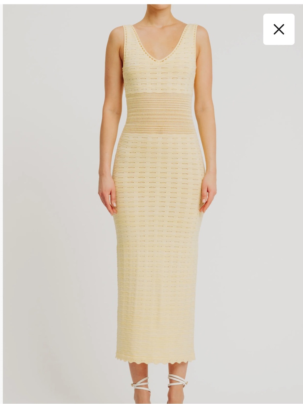 Lemon Butter Marl Mindy dress: Torn by Ronny Kobo